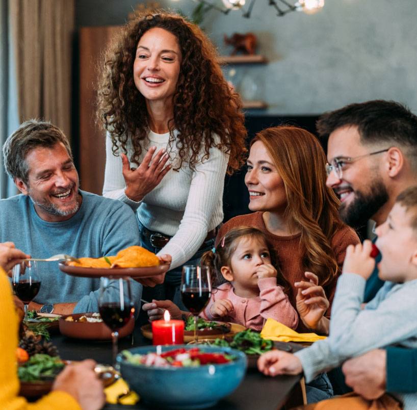 Un repas de famille.